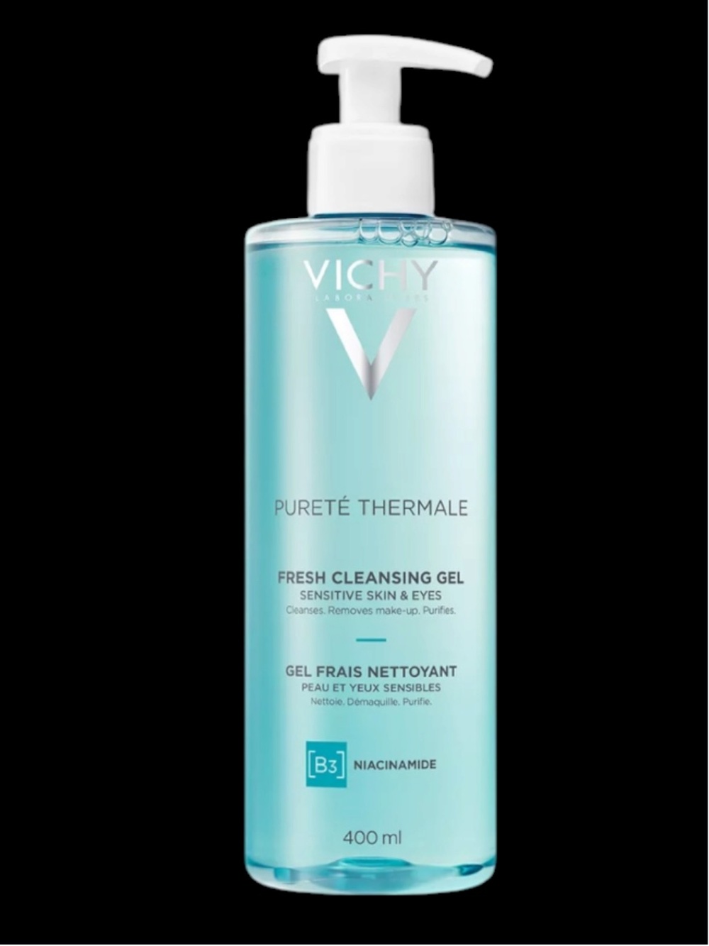 Vichy laboratories Pureté Thermale Fresh Cleansing Gel / removes makeup new